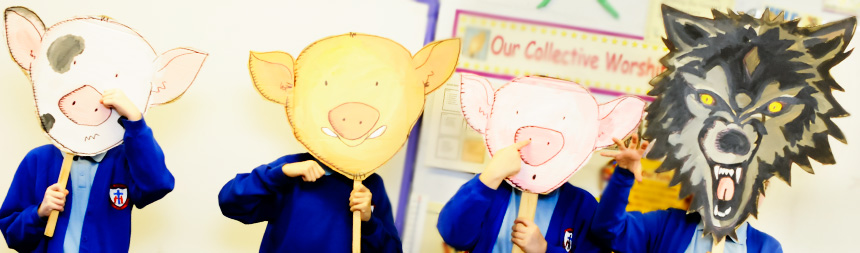 image three pigs masks